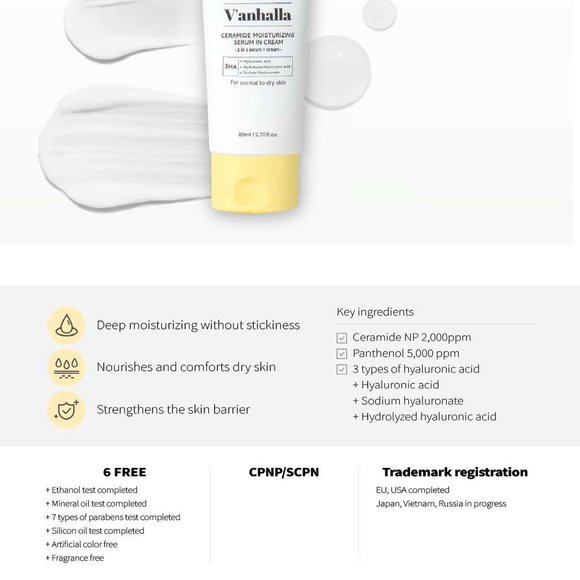 V'anhalla Ceramide Moisturizing Essence in Toner + Cream - Picture 5 of 5